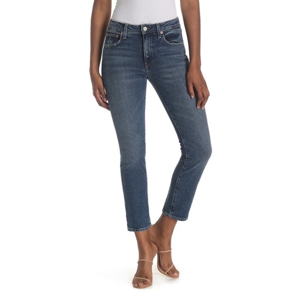 Trave Irina Slim Straight Ankle High Rise Jeans in Wonderwall Size 28 - Picture 1 of 8